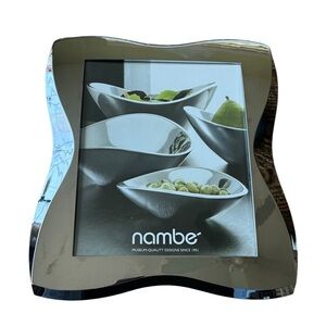 Nambe Photo Frame 8x10 Silver Tone Museum Quality